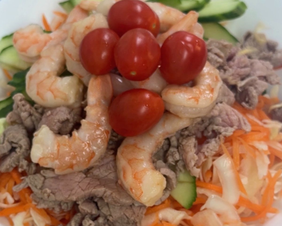 Shrimp & Beef Salad