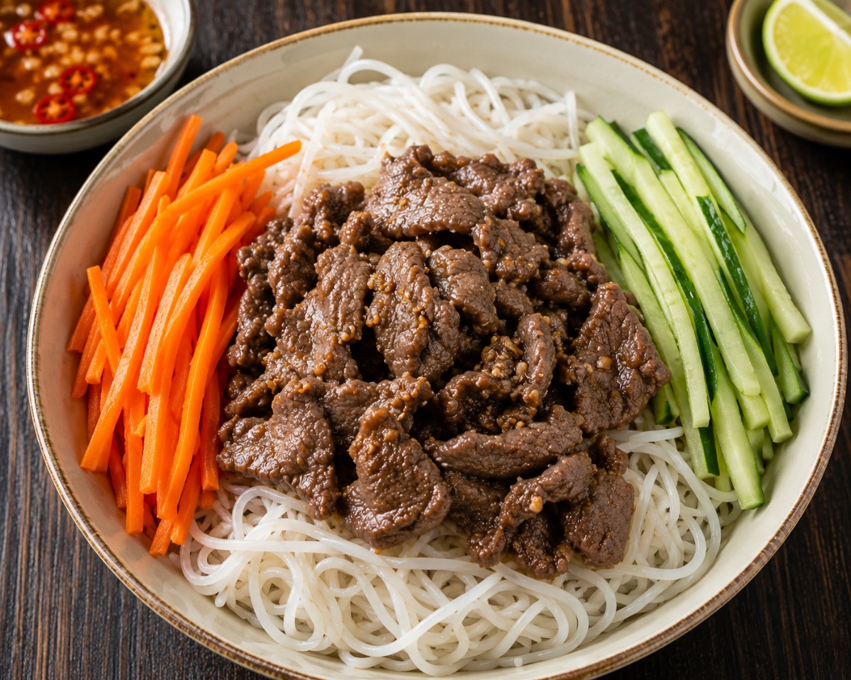 V3. Stir-fried beef vermicelli